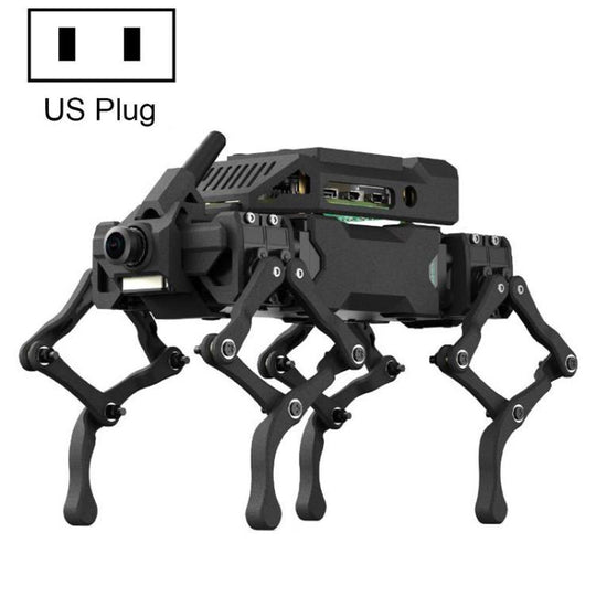 Waveshare WAVEGO Pro 12-DOF Bionic Dog-Like Robot Open Source For ESP32 And Raspberry Pi, Spec: EX(US Plug)