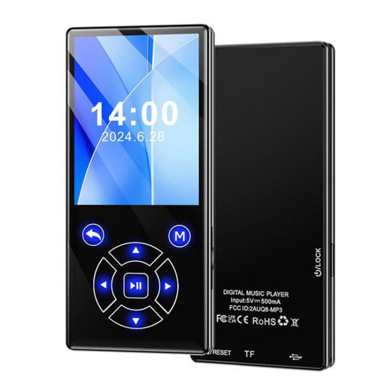 P3 Music MP3 Player Bluetooth Touchscreen Radio MP4, Memory Capacity: 32GB(Black)