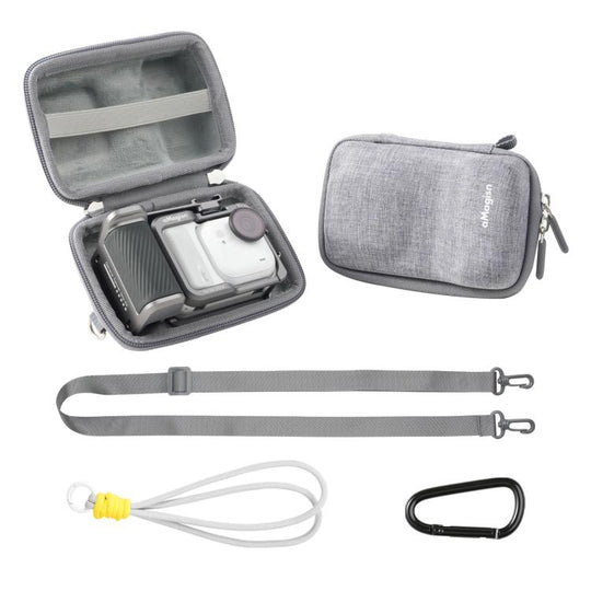 aMagisn Universal Case Bag For Action Camera Street Photography Grip Kit With Shoulder Strap(Gray)