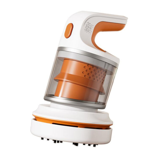 Mini Desktop Vacuum Cleaner 2-Speed USB Rechargeable, for Eraser Shavings & Keyboard Dust with Brush Nozzle(Orange)
