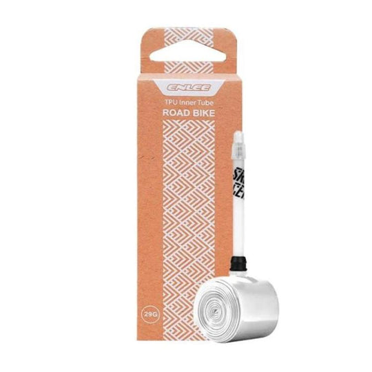 ENLEE Bike Presta Valve Lightweight TPU Inner Tube, Spec: Road 23-32C 65mm