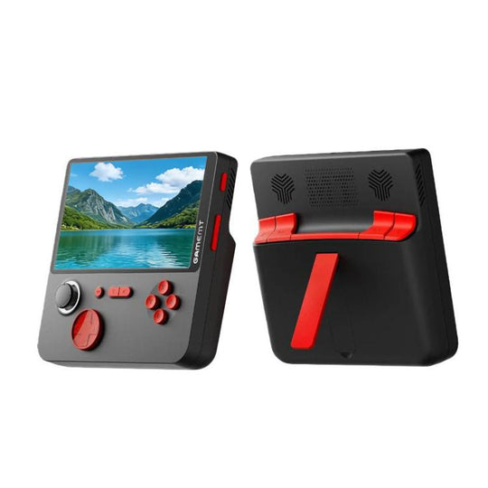 GAMEMT E5 5 Inch HD Screen Retro Game Console Dual-Core Processor Handheld, Spec: 64GB(Black)