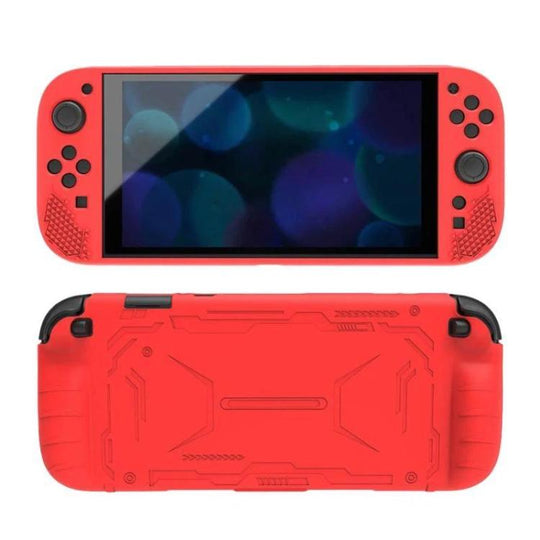 For Nintendo Switch 2 Silicone Protective Case Shockproof & Dustproof Console Cover(Red)