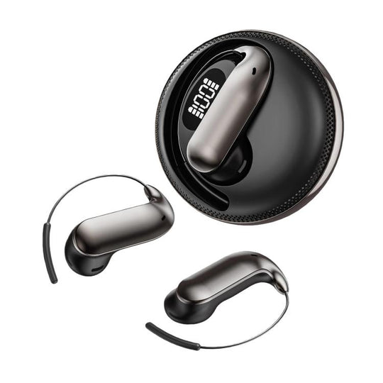 X56 156 Languages AI Smart Translation Earphones Wireless 6.0 Over-Ear Bluetooth Earphones(Black)