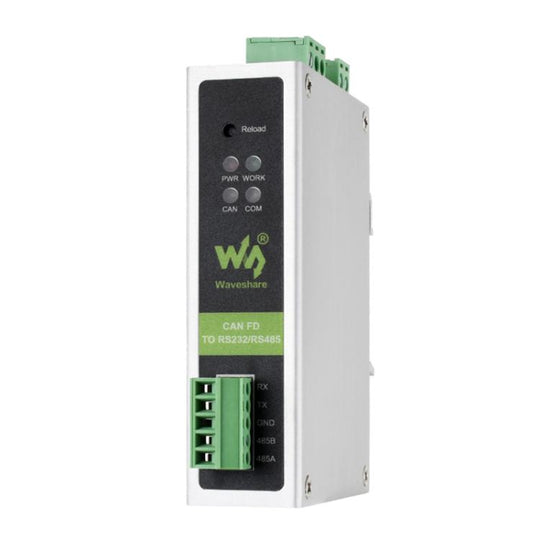 WAVESHARE CAN FD Protocol Converter Compatible With CAN 2.0A/2.0B Protocols Spports DIN Rail Mounting(32599)