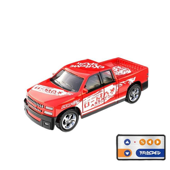 1:64 Mini Alloy RC Car With Lights Simulated Car Model Toy, Spec: 5501 Red