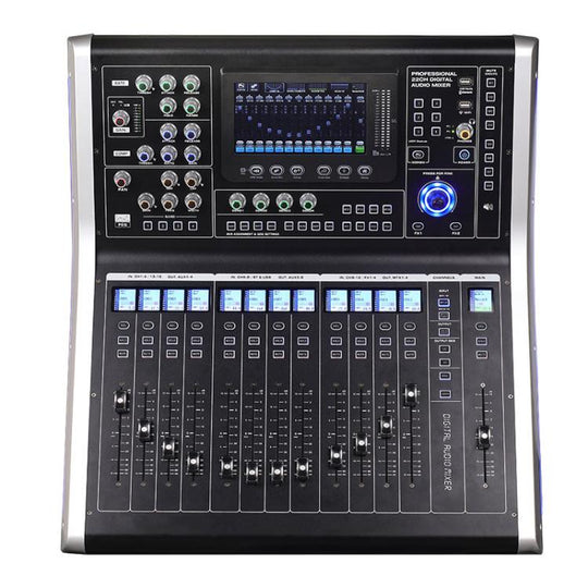 MDX22 USB Bluetooth 48V Phantom Power DSP Digital Mixer EU Plug