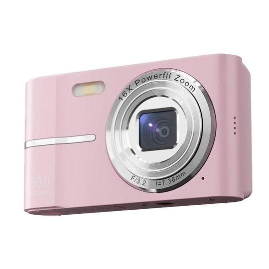 M03 2.4 nch Retro Digital CCD Camera Portable Camera For Students(Pink)