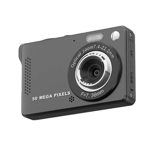 M08 2.8 Inch HD Student Digital CCD Camera Retro Camera With OTG Transfer(Black)