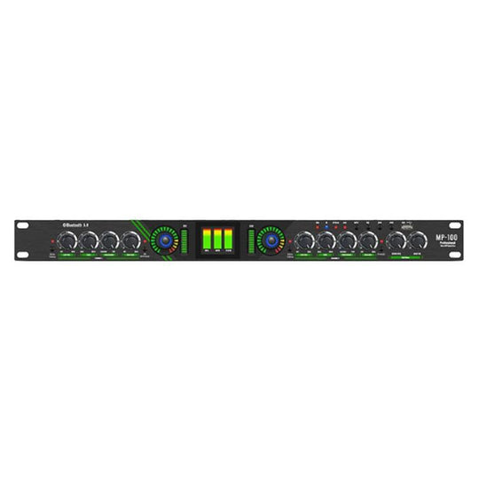 MP-100 Professional Vocal Enhancement Booster Preamp Effects Unit US Plug(Black)