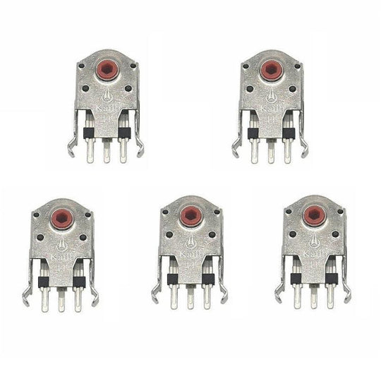 Kailh 5pcs Red Core Dustproof Mouse Scroll Wheel Encoder(11mm)