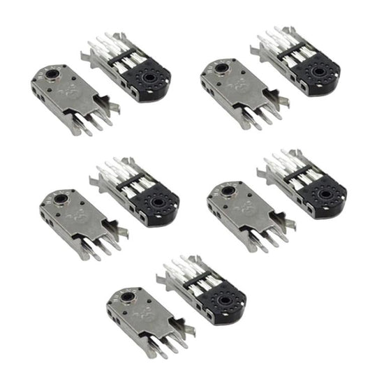 10pcs Mouse Wheel Encoder, Spec: Black Core 15mm