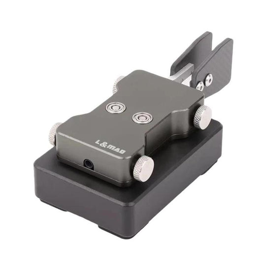 3.5mm Audio Dual-paddle Automatic Key Shortwave Radio Morse Code(Titanium Gray)