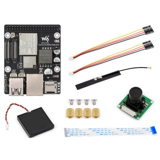 WAVESHARE ESP32-P4-WIFI6-POE-ETH Development Board Supports Power Over Ethernet (PoE)(Package C)