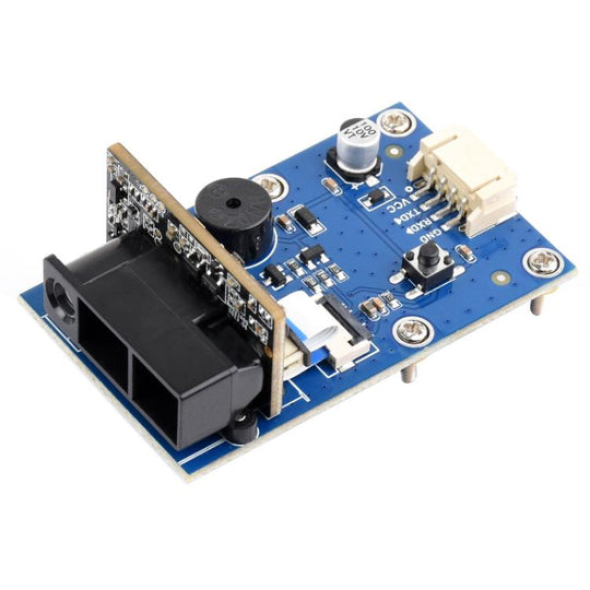 WAVESHARE Barcode QR Code Scanning Module Type E Metal Casing DPM Code Reading Onboard USB UART Dual Interfaces(32387)