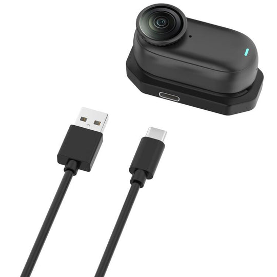 For Insta360 GO 3S / GO 3 Camera Magnetic Charging Dock With Cable(Black)
