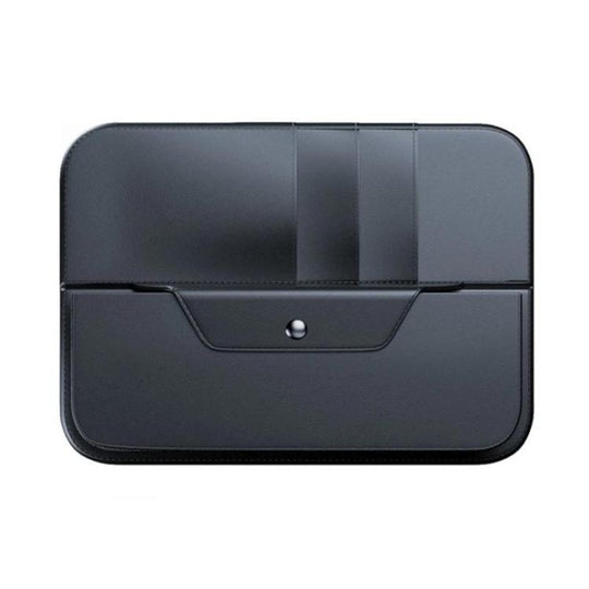 KABULUN Car Sun Visor Glasses Storage Clip Card Receipt Organizer(Black)
