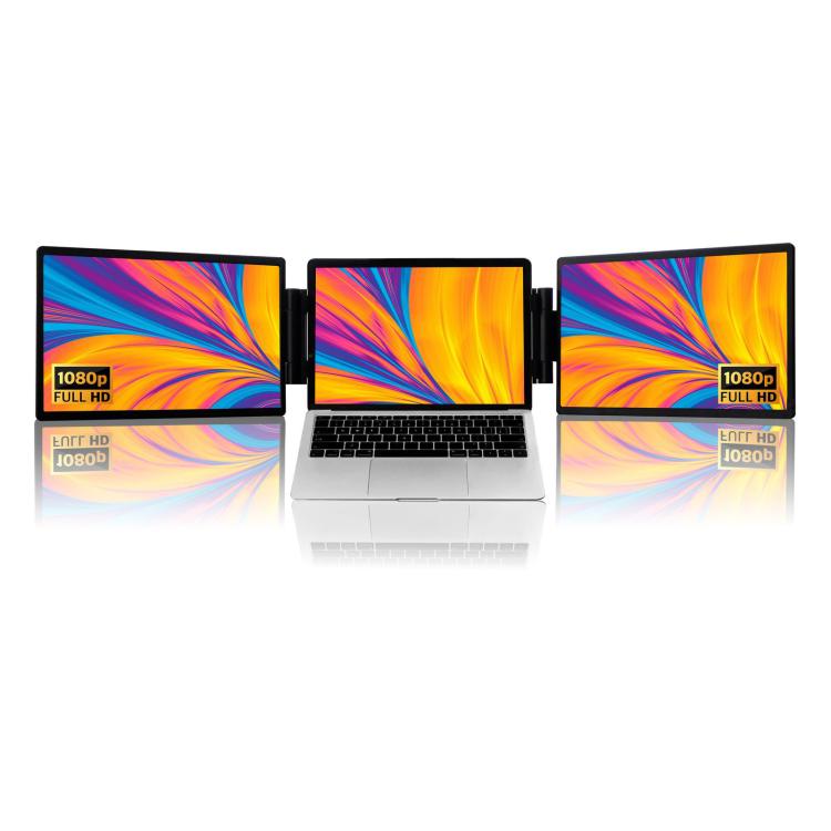 14-Inch Dual Screen Portable Monitor Compatible with 13.3-17 Inch ...