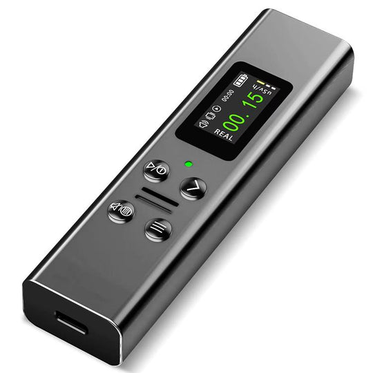 Nuclear Radiation Detector Geiger Counter Nuclear Contamination Seafood Tester Marble Personal Dosimeter(Silver)