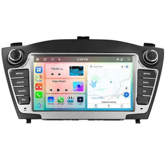 For Hyundai IX35 Car Central Control Screen Navigation Bluetooth Player, Memory: 6G+128G(Standard)