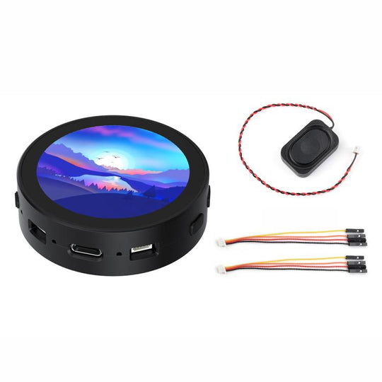 RP2350 1.85 Inch Round LCD Development Board, 360×360, 65K Color, Dual-Core And Dual-Architecture Design, Spec: Standard