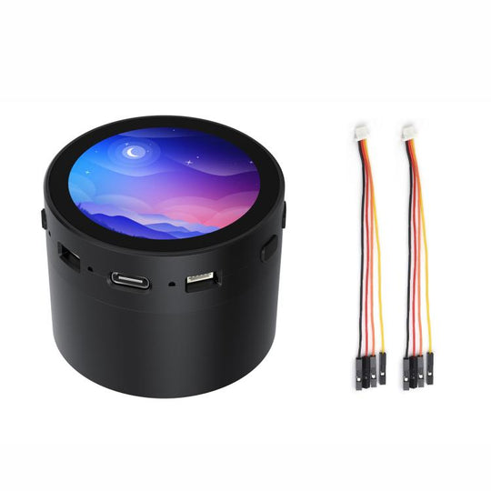 RP2350 1.85 Inch Round LCD Development Board, 360×360, 65K Color, Dual-Core And Dual-Architecture Design, Spec: With Speaker No Battery