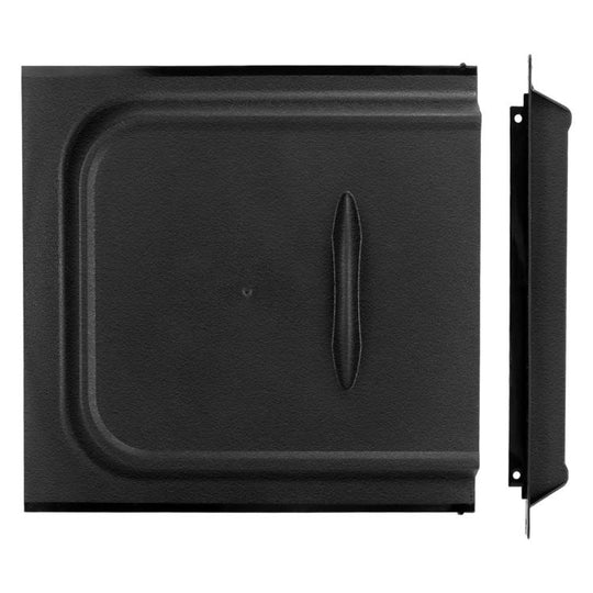 RV Door Lock UV-resistant Panel Protection Cover Kit, Color: Black