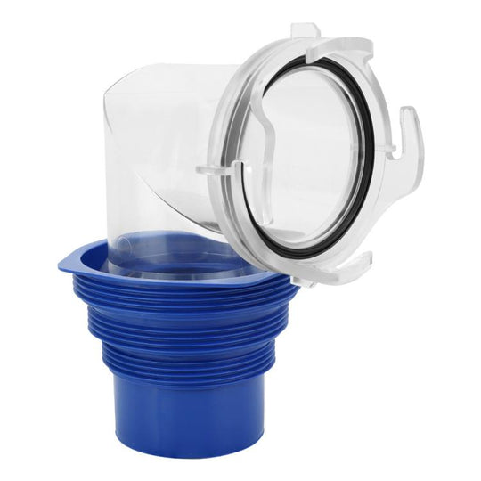RV Sewage Drain Pipe 90-degree Flexible Hose Adapter(Blue)