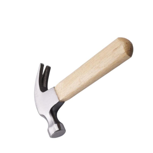 Mini Hammer with Solid Wood Handle Short Handle Small Mallet for Household, DIY, and Crafting Projects, Spec: Claw Hammer