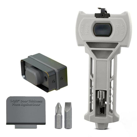 Door Lock Latch Mortise Installation Chisel Tools(Gray)