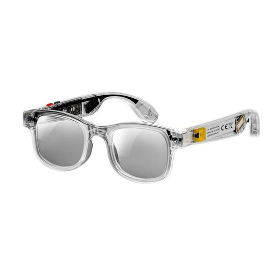 AIMB-G2 Smart Glasses Support 8MP Camera, AI Translation, Human Recognition & Audio Recording(Transparent)