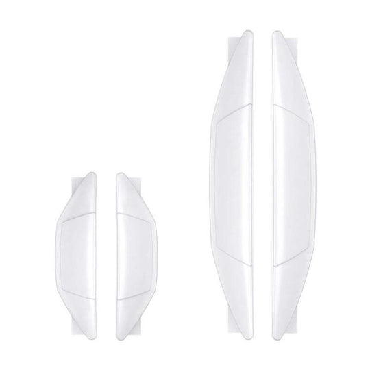 SHUNWEI SD-2158 4pcs / set Universal Car Door Anti-Collision Sticker Door Edge Anti-Scratch & Anti-Bump Rubber Strip(White)