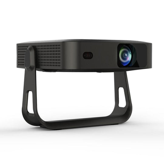 R6 Portable Ultra-Thin Projector HD 1080P Auto-Focus Mini Home Projector UK Plug