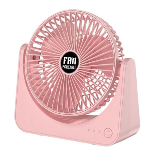 6 Inch Desktop Fan With 3 Speed Settings Summer Quiet Desktop Air Circulator Fan(Pink)