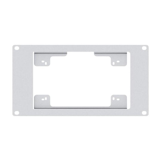 Waveshare 34390 HomeRack 7 Inch DSI Display Mounting Panel, 3U Mounting Space, Compatible With Official Raspberry Pi 7inch Touch Displays
