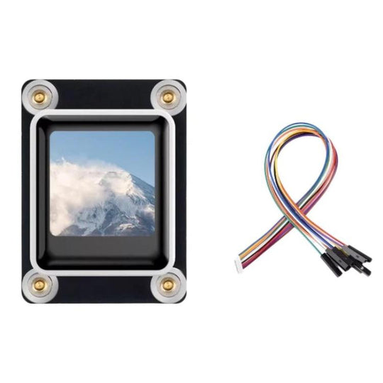 Waveshare 0.85 Inch Mechanical LCD ScreenKey, IPS Panel, 128 X 128 Resolution, 65K Color, SPI Communication Interface, Spec: Module White