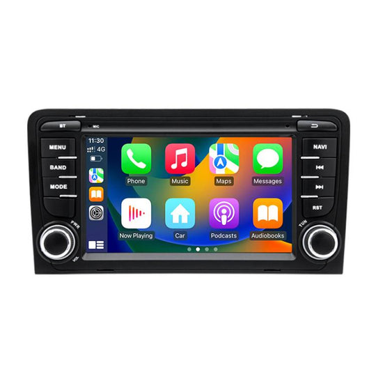 7-Inch Car Navigation Multimedia Smartphone Connectivity CarPlay All-In-One For Audi A3, Specification: Octa-core 6GB+128GB