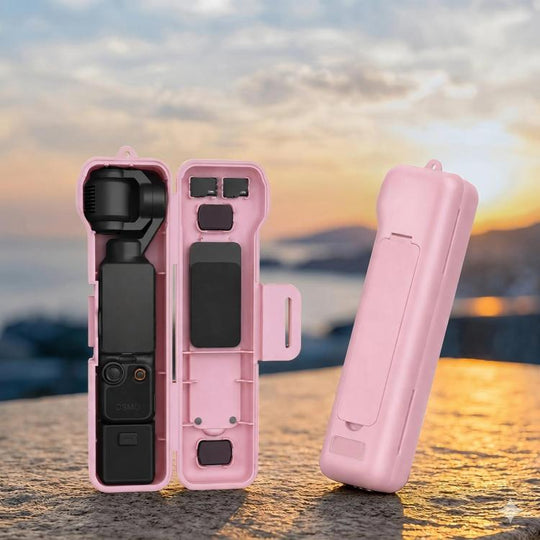 For DJI Osmo Pocket 4 / 3 BRDRC Display Gimbal Lens Cover Protective Case(Pink)