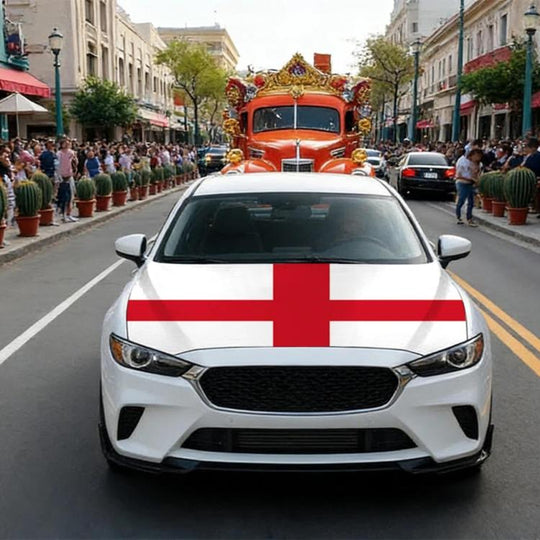 USA-Canada-Mexico World Cup Cheering Flag Dustproof Car Cover, Specification: England(115x150cm)