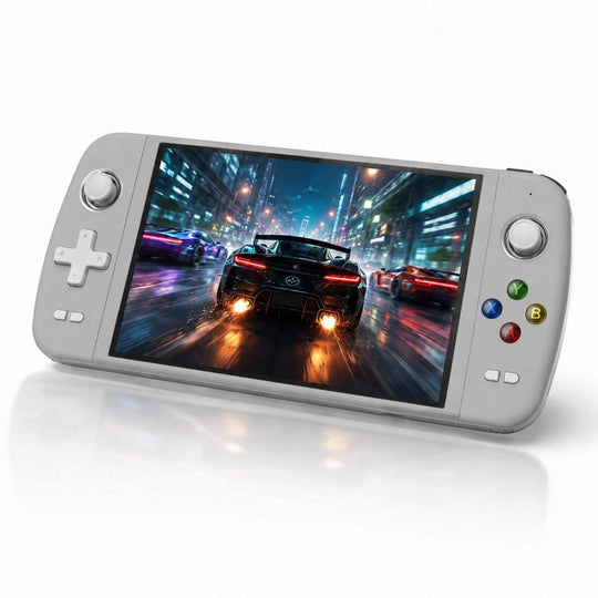 SJGAM M27 Handheld Gaming Console 7 Inch 3D Large Screen HD Portable Console, Spec: 256GB(Gray)