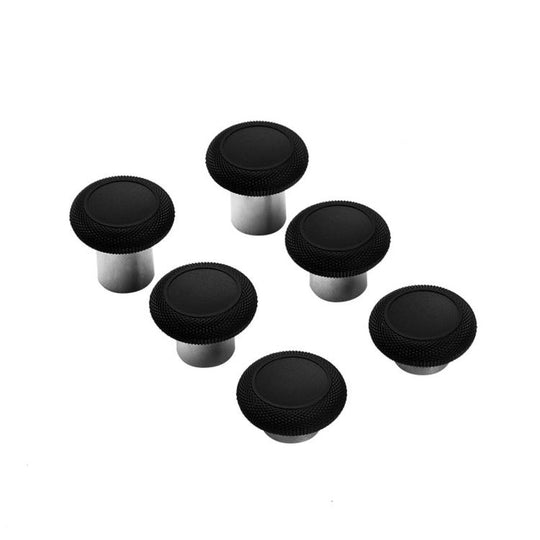 GuliKit NS34 King Kong Ring Thumbstick Kit 6-in-1 Replacement Joystick Caps with 3 Heights Compatible with GuliKit KingKong Controller Series(Black)