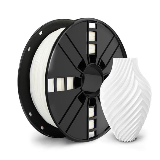 TPU 95A Flexible 3D Printer Filament 1.75mm 1kg Spool High Elasticity 3D Printing Material(White)