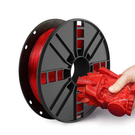 TPU 95A Flexible 3D Printer Filament 1.75mm 1kg Spool High Elasticity 3D Printing Material(Red)