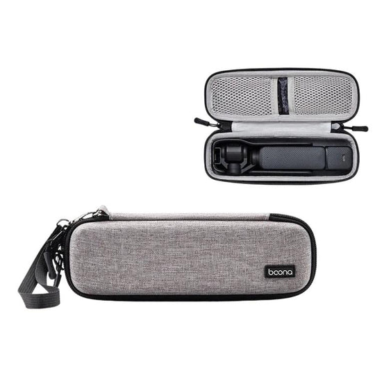 Baona FD006 For DJI Osmo Pocket 3 Hard EVA Case Action Camera Protective Travel Pouch, Spec: Gray Upgraded