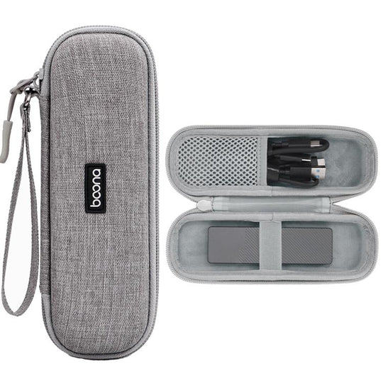 Baona BN-F033 Hard EVA Carrying Case M.2 NVMe SATA SSD Portable Travel Storage Protective Pouch Bag(Gray)