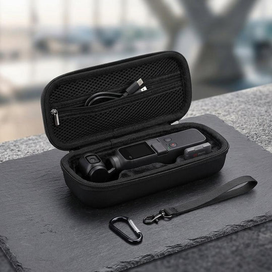 For DJI Osmo Pocket 4P BRDRC Portable Protective Case(Black)