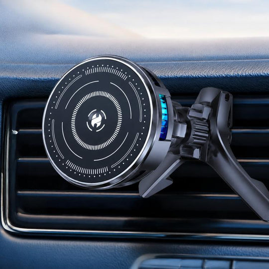 17mm Ball Joint Magnetic Phone Cooler 3-Speed Semiconductor Cooling Fan with Air Vent Hook C49
