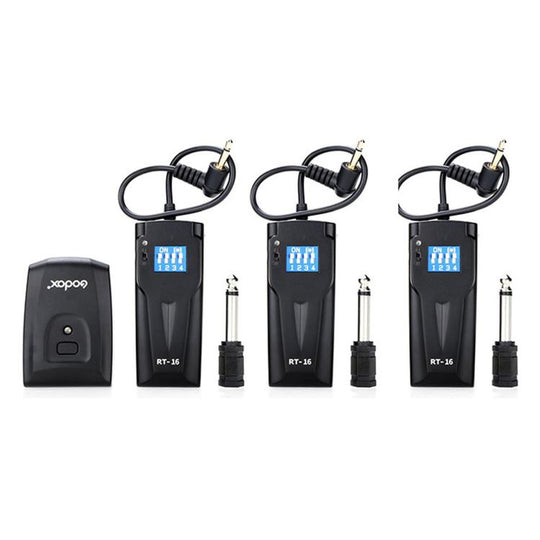 Godox RT16 Flash Trigger Studio Light Photography Light DSLR Camera Remote Control Wireless Sync Trigger, Spec: Transmitter+3 Receiver