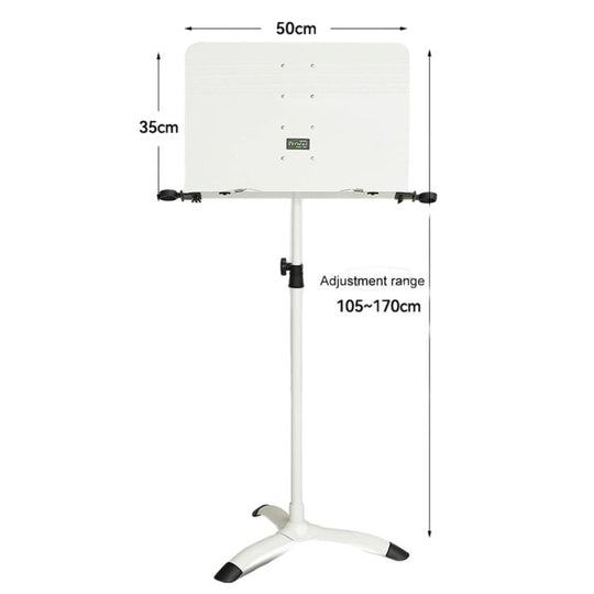 PERSEUS Portable Folding Music Stand Guitar & Violin Music Stand, Spec: 1.7m Flagship White