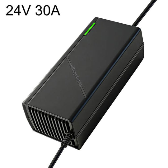 24V 30A Smart Lithium Battery Charger For E-Bike & Electric Scooter UK Plug